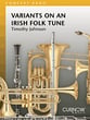 Variants on an Irish Folk Tune Concert Band sheet music cover